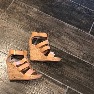 Dolce Vita Theia Cork Wedge - Nude